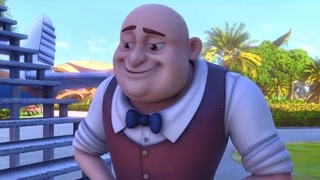 安老板开飞机游览小镇