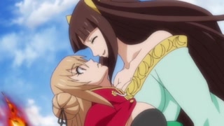 百合 陆璃单手搂起唐师姐