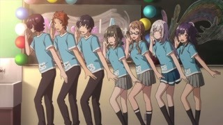 愉快的学园祭愉快的青春 新的拍照姿势get