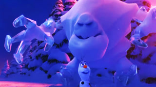 冰雪奇緣(片段)小雪人pk大雪怪