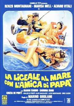 La liceale al mare con l'amica di papà