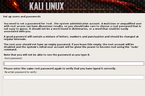 Kali Linux的安裝步驟