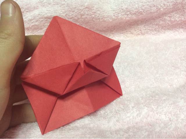 简单手工折纸大全玫瑰折法教程图解