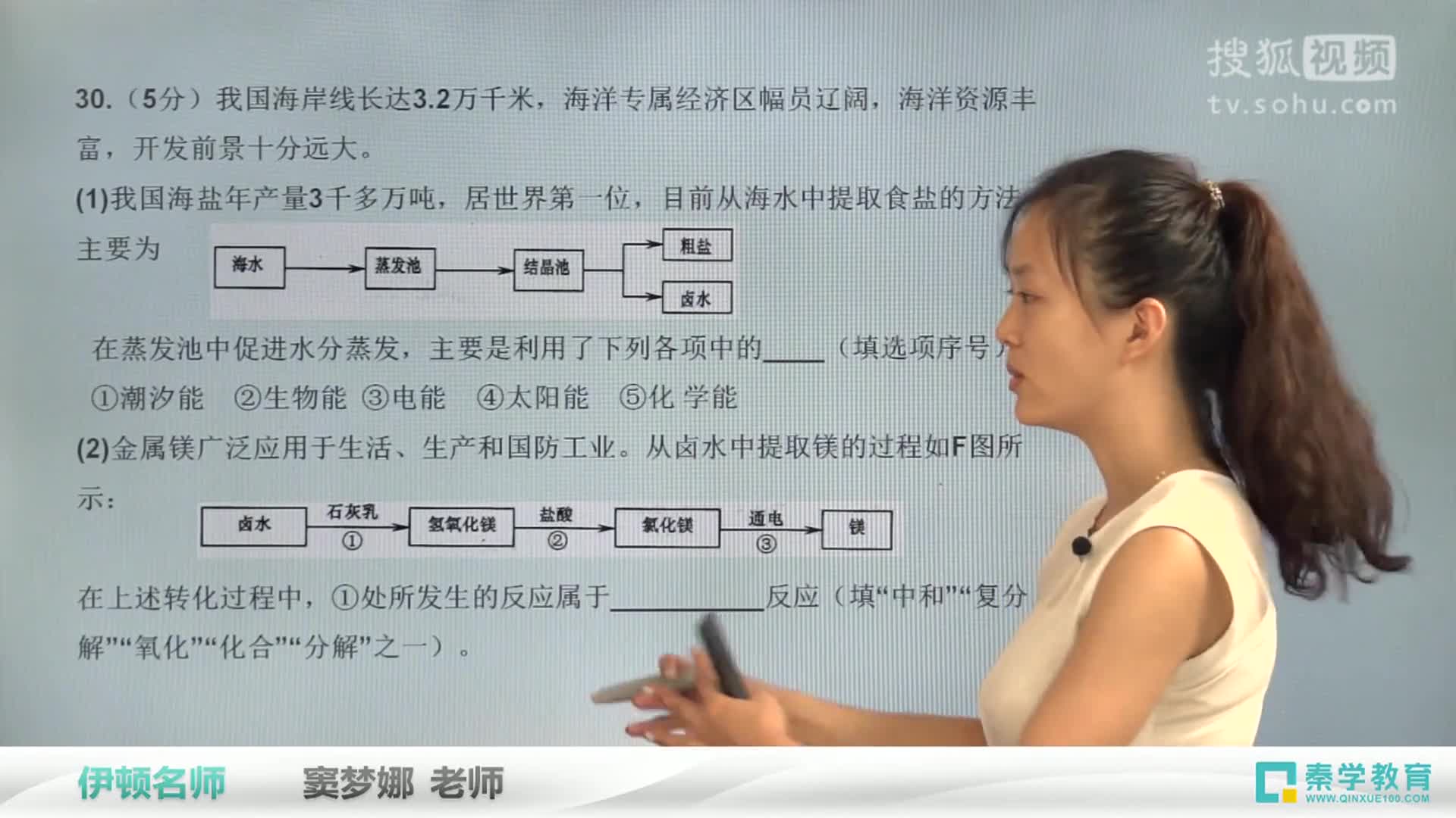 2015中考真题讲解济南卷-化学第30题