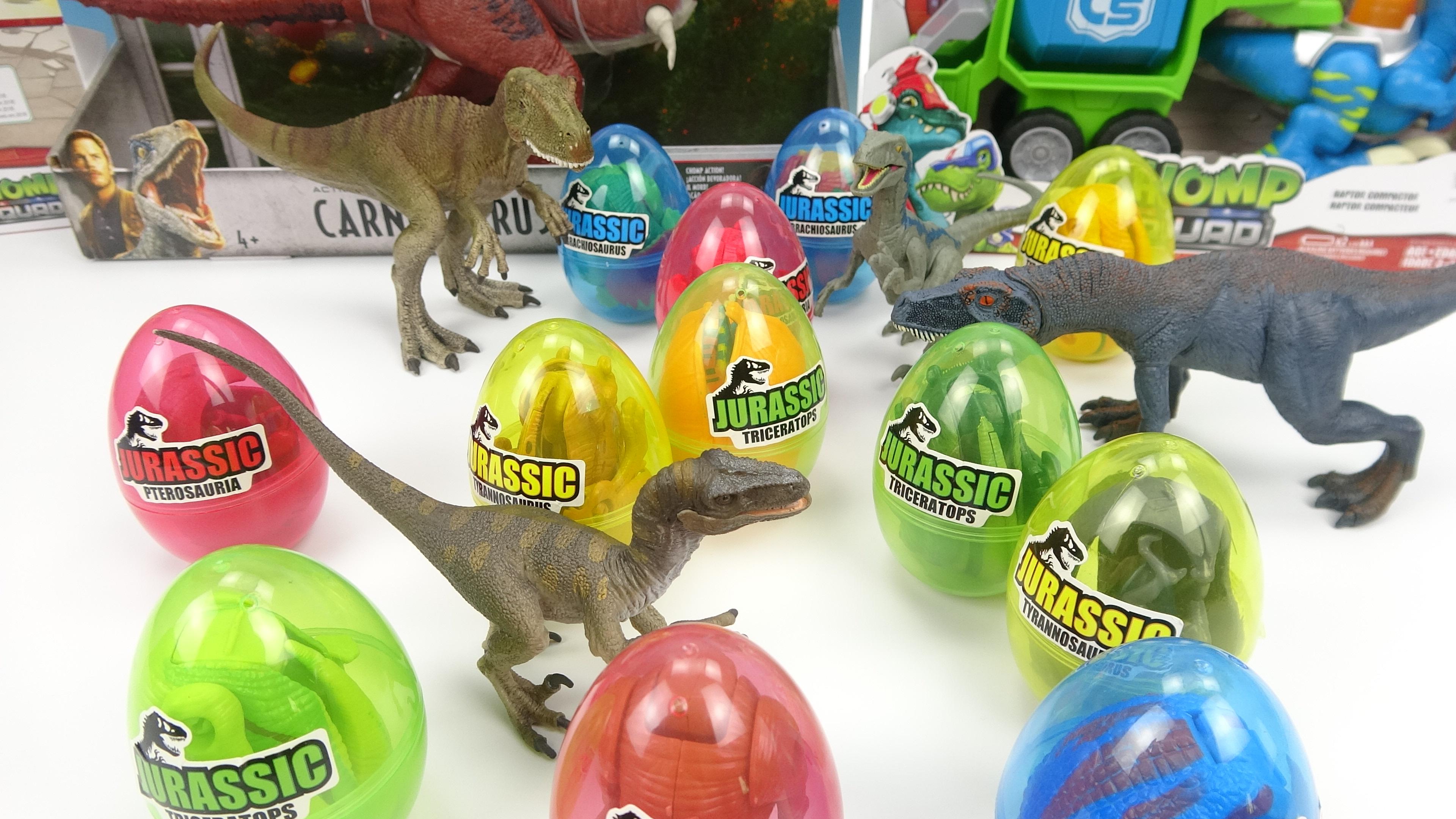侏罗纪世纪恐龙玩具 霸王龙三角龙恐龙变形蛋玩具蛋