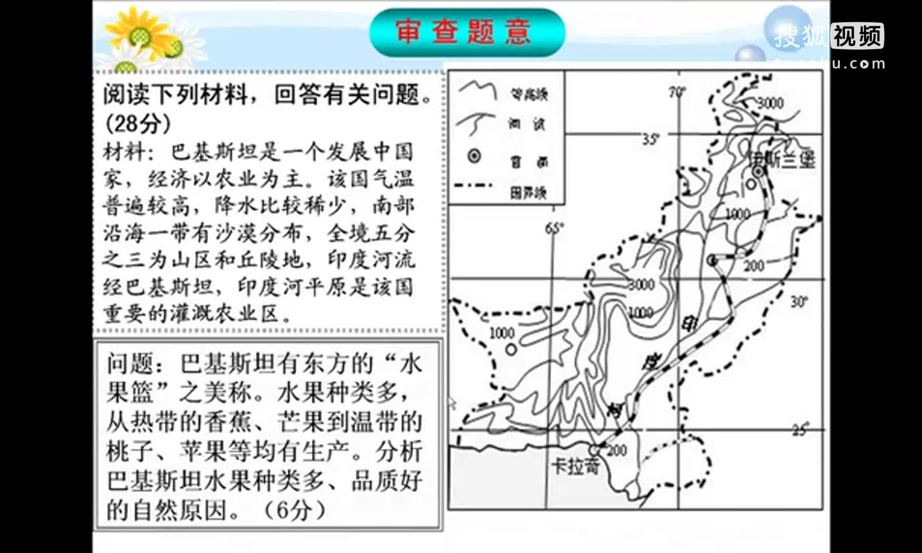 地理解题方法 教学课例 （执教者：平冈中学 张岑）