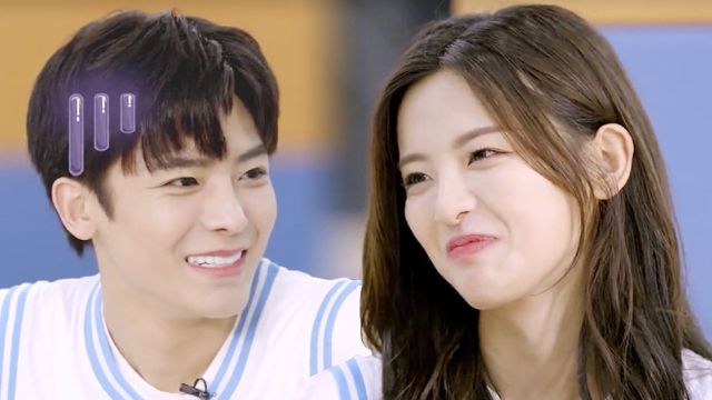 胜负欲又来了？杨超越侯明昊互相打分，多一分不怕你骄傲！