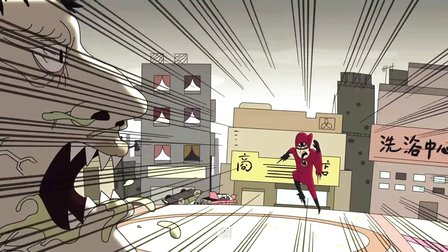 美少女变身 合体大战秋裤僵尸 02