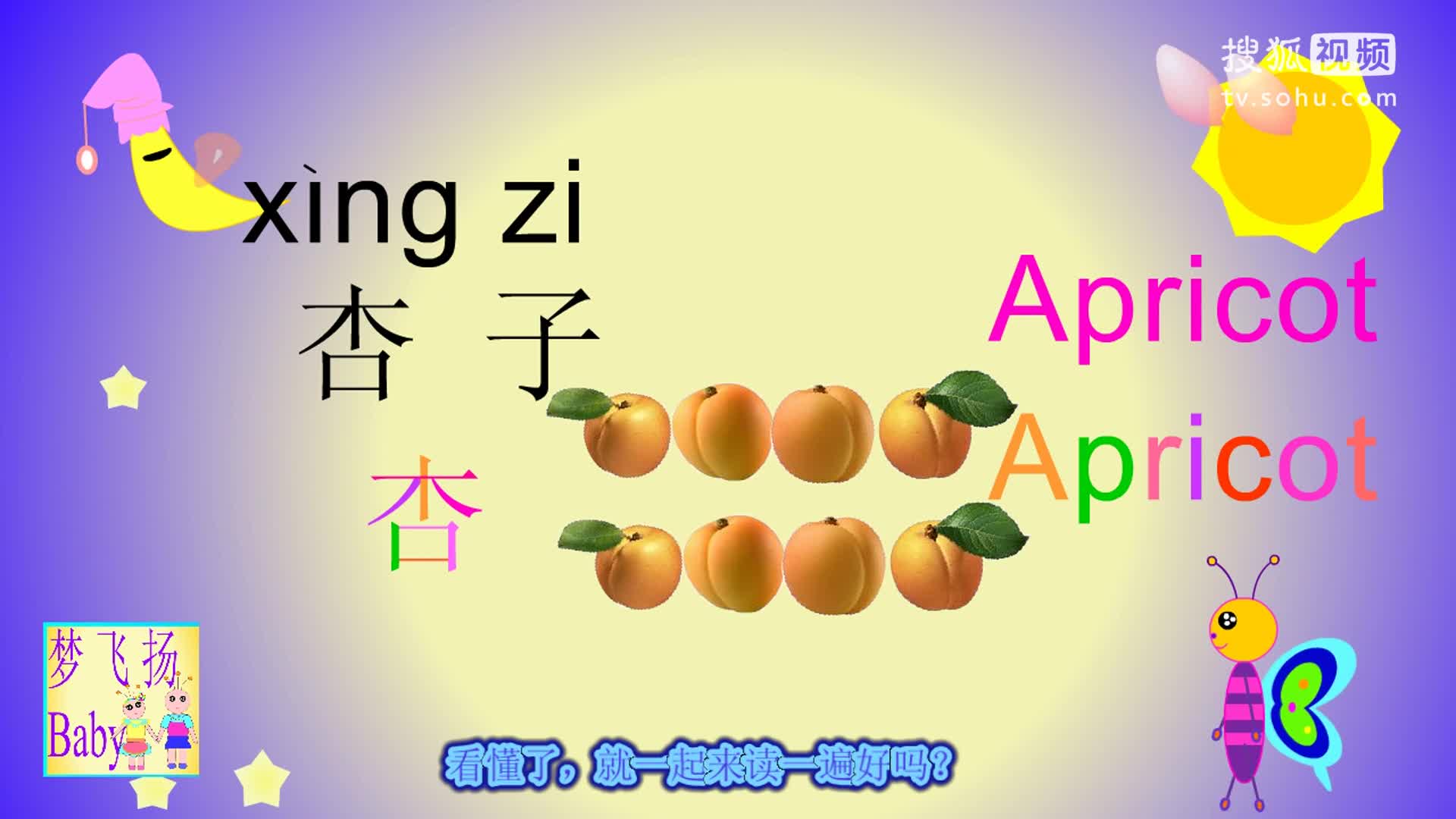 杏子的英语和汉语