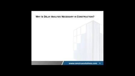 [图]P6 工期延误分析 Construction Delay Analysis Made Simple