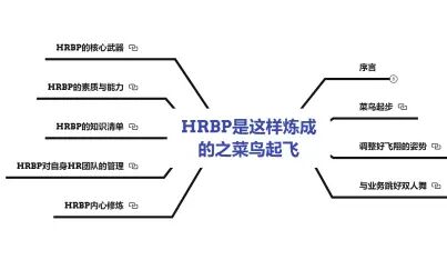 [图]《HRBP是这样炼成的之菜鸟起飞》第1-4章内容分享