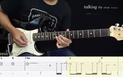 [图]Talking To The Moon - Bruno Mars - Guitar COVER + TABS