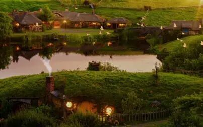 [图]【阅读用】8小时 The Shire 指环王 音乐氛围重制版-尽头的日落