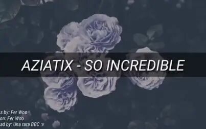 [图]Aziatix - So Incredible ft. Stevie Hoang