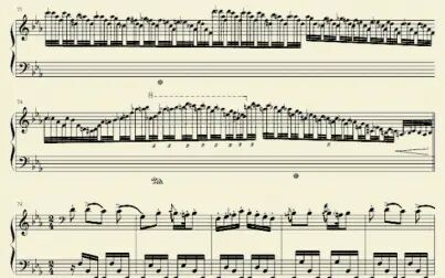 [图]世界十大最难钢琴曲之一——李斯特匈牙利狂想曲第九号