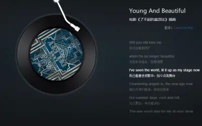 [图]【听歌学英语】第2期 young and beautiful