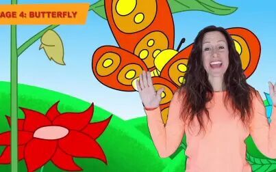 [图]英文儿歌: 蝴蝶的生命周期 The Butterfly Song by Patty Shukla Kids TV