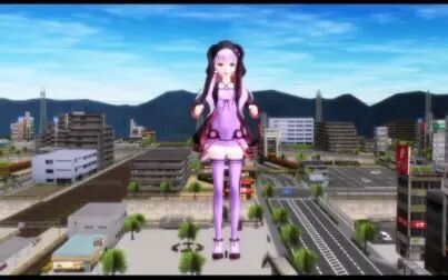 [图]【MMD】giantess growth (!放倒有没我)