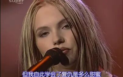 [图]Lene Marlin - Sitting Down Here (Popcorn Live 1999) 中英双语字幕