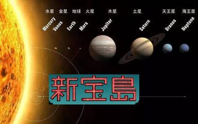 [图]当地理之歌里的太阳系八大行星跳起新宝岛