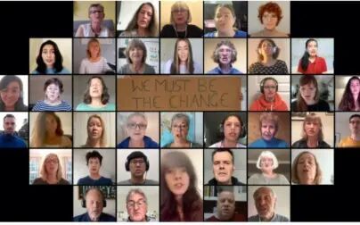 [图]We Must Be The Change - Virtual Choir (50 voices)by BEN SEE