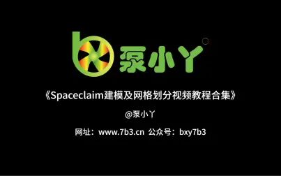 [图]Spaceclaim建模及网格划分视频教程合集之半球《泵小丫》