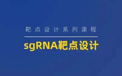 [图]CRISPR-Cas9 sgRNA靶点设计