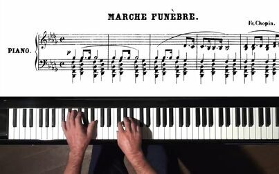 [图]【钢琴】曲谱教学 肖邦 葬礼进行曲 Funeral March丨Paul Barton