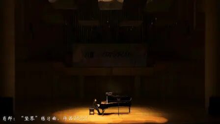 [图]音乐会现场 加演曲目 肖邦练习曲 竖琴