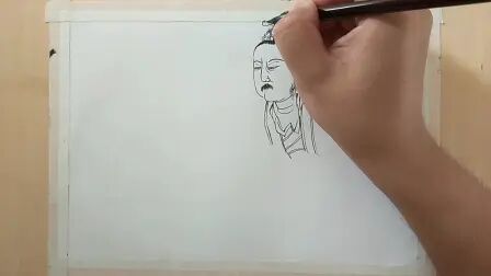 [图]【画】摹 南宋 梁楷 《白描道君像》