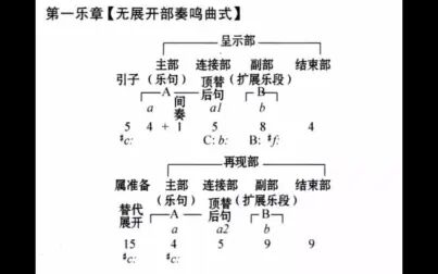 [图]贝多芬钢琴奏鸣曲No.14 第一乐章 曲式分析