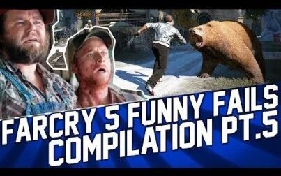 [图][Far Cry 5] 孤岛惊魂5/远哭5 翻车搞笑瞬间集锦#5 (2018.5)