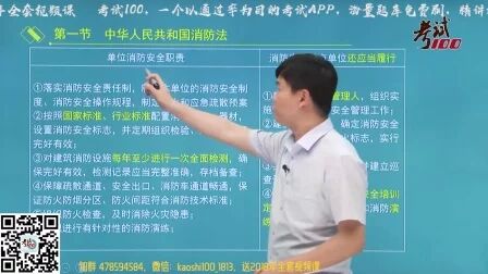 [图]【考试100】最新版消防工程师安全综合能力巧解难点讲解