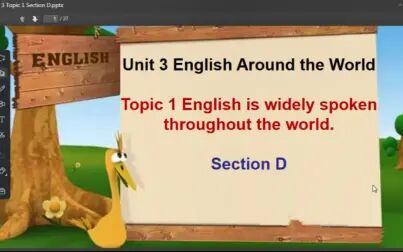 [图]【九年级英语】Unite3 Topic1 SectionD