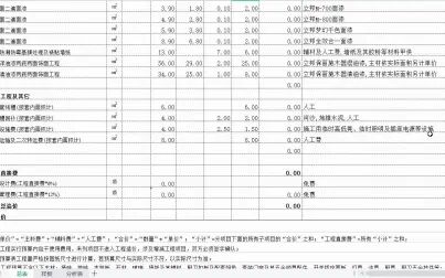 [图]室内装饰工程预算表(样本)Excel