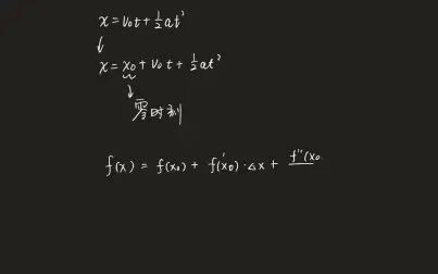 [图]【老王带你涨知识】匀变速直线运动公式是泰勒级数展开而已