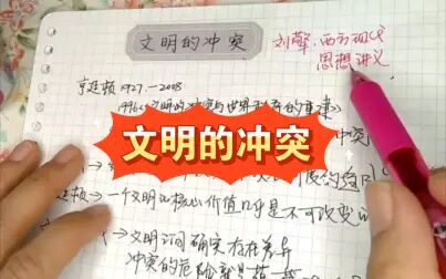 [图]读书笔记 | 文明的冲突