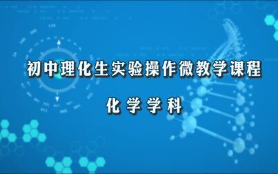 [图]中考化学实验视频