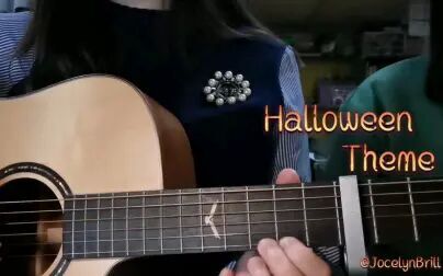 [图]【吉他指弹】月光光心慌慌Halloween Theme