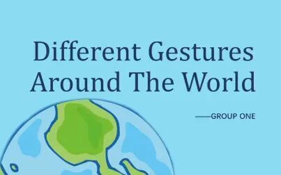 [图]Crazy Presentation | Different gestures around the world