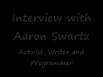 [图]Aaron Swartz (RIP 1986-2013) - We Can Change The World