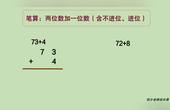 [图]三年级数学:笔算两位数加一位数(含进位和不进位)