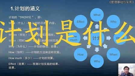 [图]《五分钟管理课堂》@计划是什么