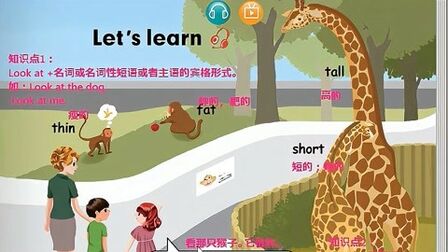 [图]pep三年级英语下册Unit3 A部分Let's learn课文朗读与讲解