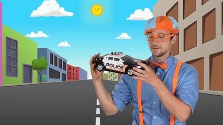 [图]【Blippi】Police Cars for Children with Blip