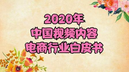 [图]2020年中国视频内容电商行业白皮书