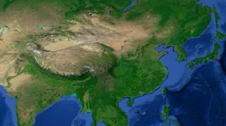 [图]3D地形图看中国大好河山。看到自己的家乡没有。