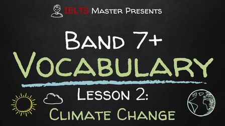 [图]IELTS Band 7+ Vocabulary Lesson 2- Climate Change