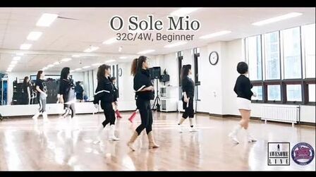 [图]国际排舞 《我的太阳》O Sole Mio Line