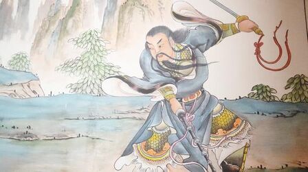 [图]寻找“非遗”文化:武当山真武大帝得道彩绘图,画得太美太逼真